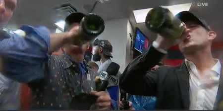 Bill Murray’s champagne-fuelled Chicago Cubs interview is amazing TV