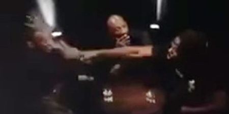 Watch Dillian Whyte and Dereck Chisora pulled apart after glass is thrown in Sky Sports studio