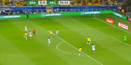 Watch Philippe Coutinho’s rocket goal for Brazil in World Cup qualifier with Argentina