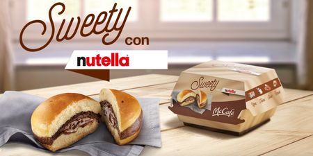We’re all moving to Italy to try the new McDonald’s Nutella burger