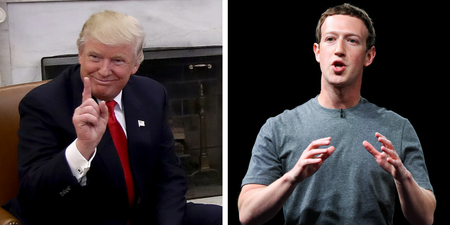 Mark Zuckerberg has reacted to accusations Facebook helped Trump win