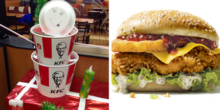 KFC have gifted us their first ever Christmas burger and it’s clucking amazing