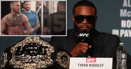 Tyron Woodley and Conor McGregor trade tweets after weigh in exchange