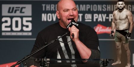 Dana White is coming down hard on Kelvin Gastelum after his most recent weight balls-up