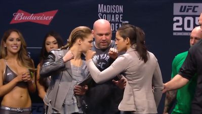 Watch Ronda Rousey’s cameo appearance at the UFC 205 weigh-ins