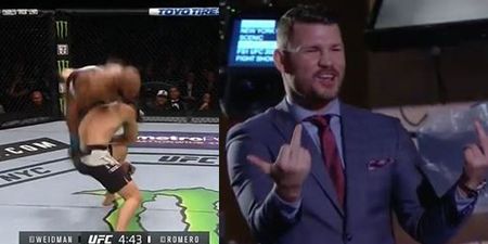 Yoel Romero’s brutal flying knee knockout of Chris Weidman at UFC 205 is the stuff of nightmares