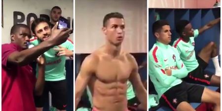 Cristiano Ronaldo turns mannequin challenge almost NSFW with this dodgy pose