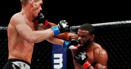 Tyron Woodley reveals what he said to Stephen Thompson during their UFC205 battle