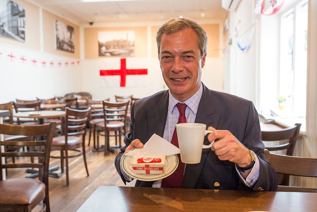 Nigel Farage And The UKIP Brexit Bus Tour Kent