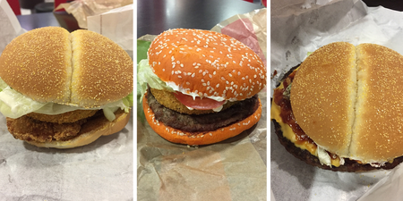 We tried eating Burger King’s entire Cheddar Collection in one sitting