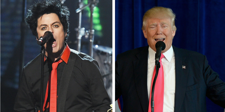 Green Day change song lyrics to burn Trump at American Music Awards