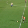 Watch as Barnet defender nets first ever senior goal with a worldie from the halfway line