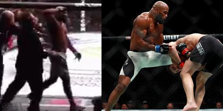 Yoel Romero suspended for this celebration following brutal Chris Weidman knockout