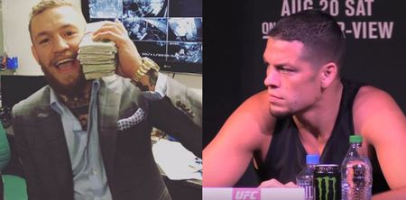 Nate Diaz couldn’t stop himself from responding to Conor McGregor’s latest taunt to the entire roster