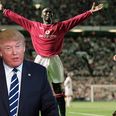 What on earth is Andy Cole doing in Donald Trump’s Thanksgiving message?