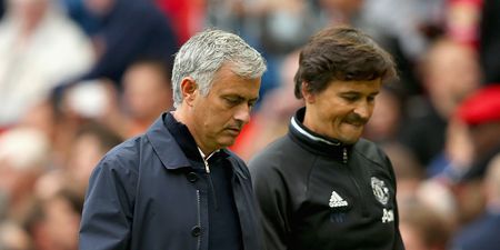 José Mourinho lets Rui Faria field his post-match questions after Old Trafford red card