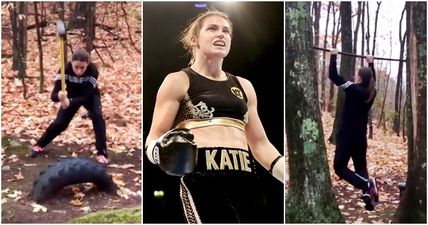 It’s hardly surprising Katie Taylor won her pro debut if this was how she trained