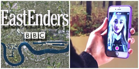 People are pointing out a big Snapchat error in this EastEnders episode