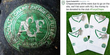 Classic Football Shirts to auction Chapecoense kits with all money raised going straight to the club