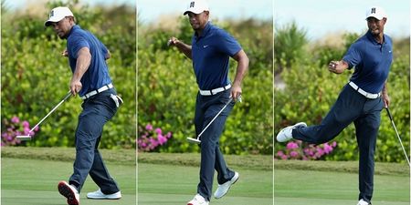 Tiger Woods takes 65 shots to prove to the world he is back and he means business