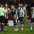 Newcastle fans fuming as ref leaves them down to nine men by half-time