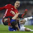 Zlatan Ibrahimovic could be in trouble for this ‘kick’ on Seamus Coleman