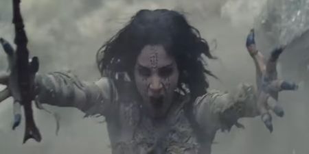 The Mummy trailer without sound effects is unintentionally hilarious