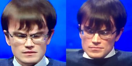 Monkman can’t hide his disappointment at wrong answers on University Challenge return