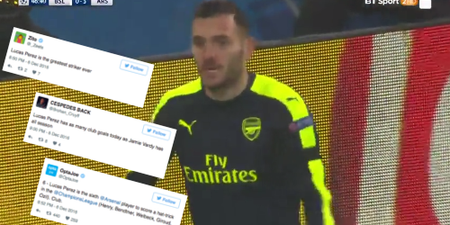 Arsenal fans react as forgotten man Lucas comes good in Europe