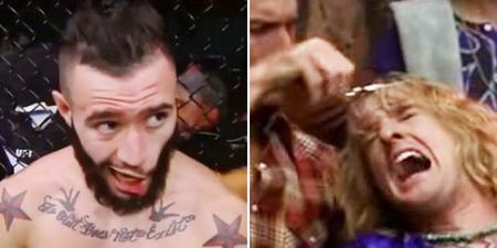 Bizarre scenes in New York as UFC fighter gets emergency haircut between rounds
