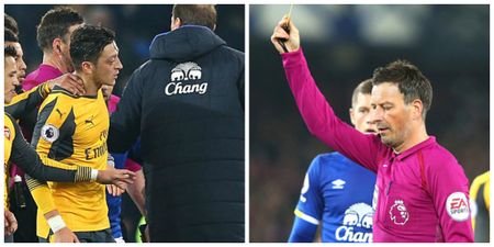 Arsenal fans round on Clattenburg and ‘lazy’ Özil after Everton defeat