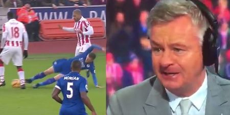 Watch Charlie Nicholas’ laughable explanation as to why Jamie Vardy shouldn’t have seen red