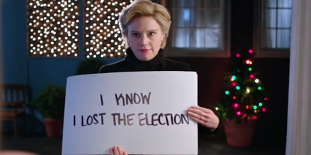 Saturday Night Live recreate Love Actually’s most famous scene with Hillary Clinton…