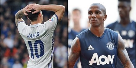 James Rodriguez offered to Premier League clubs but they all want Ashley Young