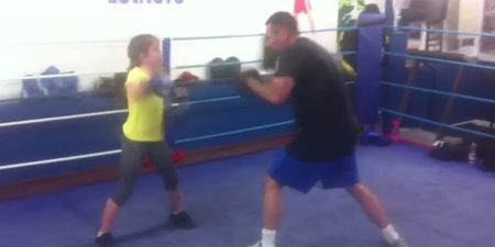 This 9-year-old has all the speed, skill and strength of a young Katie Taylor