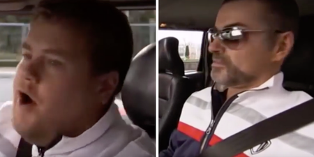 George Michael was the first ever guest on James Corden’s Carpool Karaoke