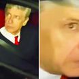 Arsene Wenger looks mildly terrified when confronted by the madness of Arsenal Fan TV
