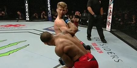 Alex Garcia starches Mike Pyle with one of the most terrifying knockouts you’ll ever see