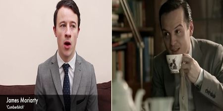 This guy’s perfect Moriarty impression will get you in the mood for the return of Sherlock