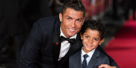 This is how Ronaldo has taught his son to respond to ‘Messi is better’ jibes