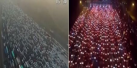 Ridiculous 40-lane traffic jam in China puts anything the M1 has in the shade
