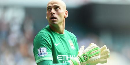 Willy Caballero thought Manchester City had beaten Barnsley on Monday