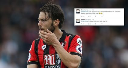 Footballer who trolled Harry Arter has tried to explain his actions