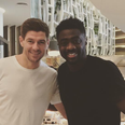 Liverpool legend bumps into former teammate Steven Gerrard in Dubai