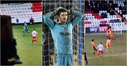This goalkeeping gaffe will make you wonder exactly what the TV cameras missed