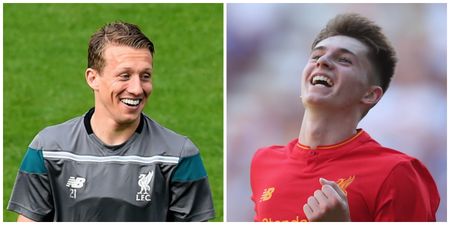 Ben Woodburn was comically young when Reds team-mate Lucas last scored for Liverpool