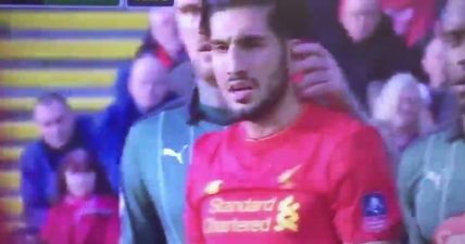 Emre Can finds out the weird way that League Two defenders do things a little differently