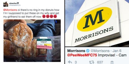 Everyone is loving how perfectly Morrisons dealt with a doughnut sex complaint
