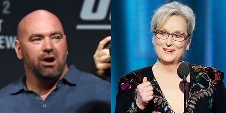Dana White’s response to Meryl Streep’s MMA diss is exactly as insulting as you’d expect