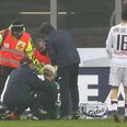 Joe Hart played on after suffering a nasty head injury during Torino v Milan